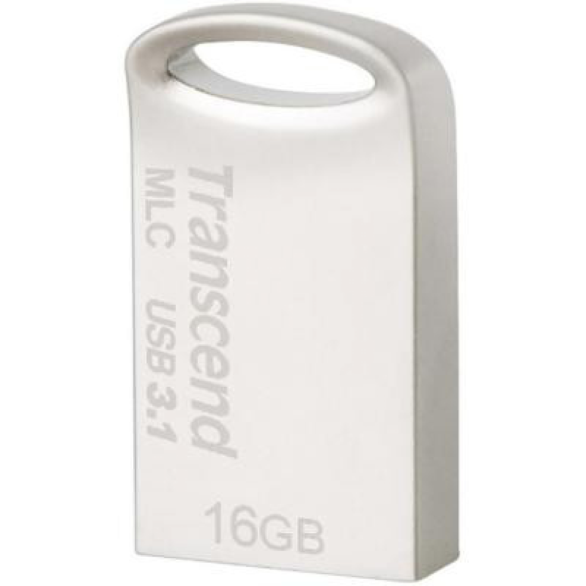 USB флеш накопичувач Transcend 16GB JetFlash 720 Silver Plating USB 3.1 (TS16GJF720S) - Фото 2