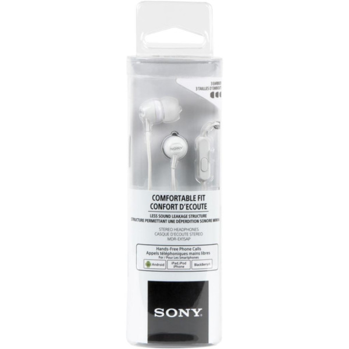 Навушники Sony MDR-EX15AP White (MDREX15APW.CE7) - Фото 4