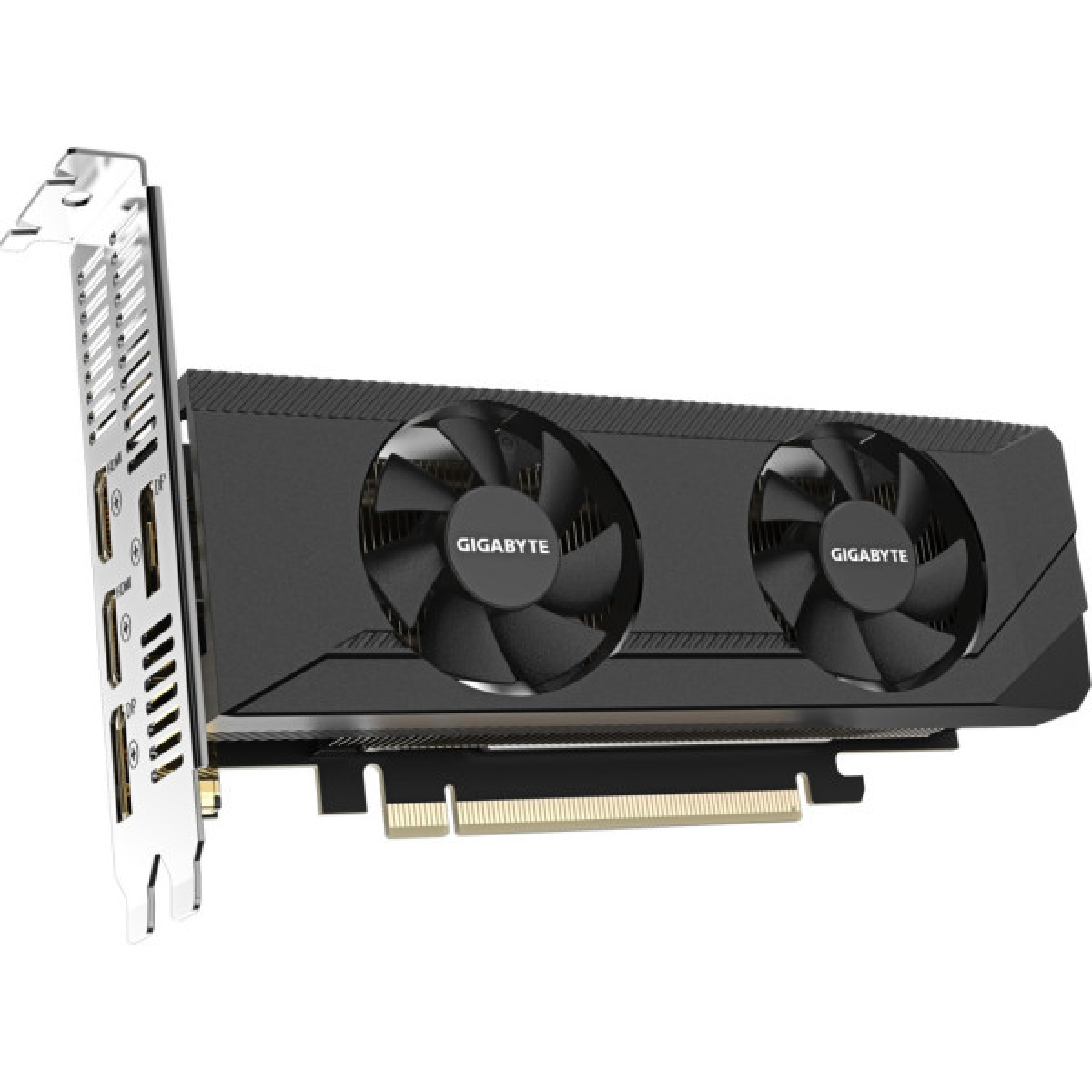 Видеокарта GIGABYTE GeForce RTX3050 6Gb OC LP (GV-N3050OC-6GL) - Фото 1