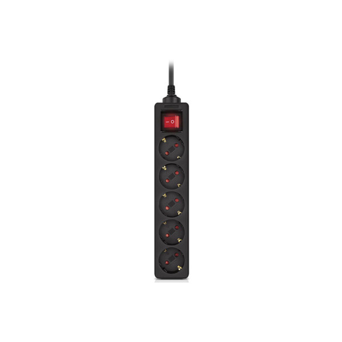 Сетевой фильтр питания REAL-EL RS-Protect M 5m, black (EL122300030) - Фото 2