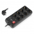 Сетевой фильтр питания REAL-EL RS-PROTECT 805 1.8m, black (EL122300042) - Фото 2