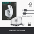 Мишка Logitech MX Master 3S Performance Wireless Mouse Bluetooth Pale Grey (910-006560) - Фото 10