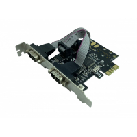 Контроллер PCI-E Kingda B00623 2xCOM RS232 чипсет Moschip 9922 RTL