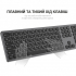 Клавіатура OfficePro SK1550 Wireless Black (SK1550B) - Фото 8