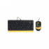 Комплект A4Tech F1110 USB Bumblebee (F1110 Bumblebee) - Фото 1