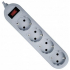 Сетевой фильтр питания Defender ES Lite 1.8m 4 роз. grey (99487) - Фото 1