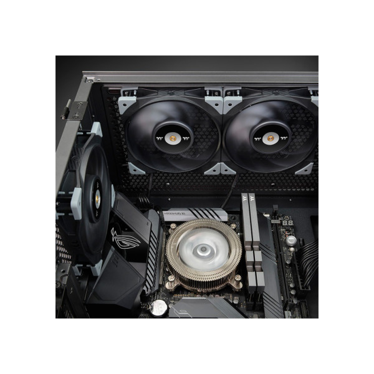 Кулер для корпуса ThermalTake TOUGHFAN 12 Radiator Fan 1Pack (CL-F117-PL12BL-A) - Фото 5