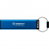 USB флеш накопичувач Kingston 64GB IronKey Keypad 200 AES-256 Encrypted Blue USB 3.2 (IKKP200/64GB) - Фото 5