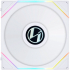 Кулер для корпуса Lian Li TLLCD 120-3, White Cooler (G99.12TLLCD3W.00) - Фото 4