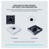 Кулер для корпуса Lian Li TLLCD 120-3, White Cooler (G99.12TLLCD3W.00) - Фото 10
