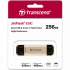 USB флеш накопичувач Transcend 256GB JetFlash 930 Gold-Black USB 3.2/Type-C (TS256GJF930C) - Фото 8