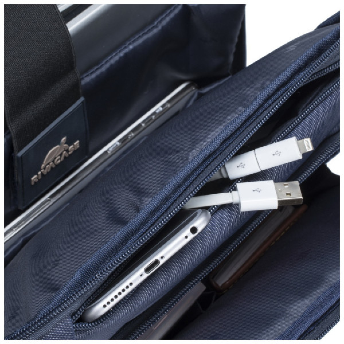 Рюкзак для ноутбука RivaCase 15.6" 8262 Blue (8262Blue) - Фото 7