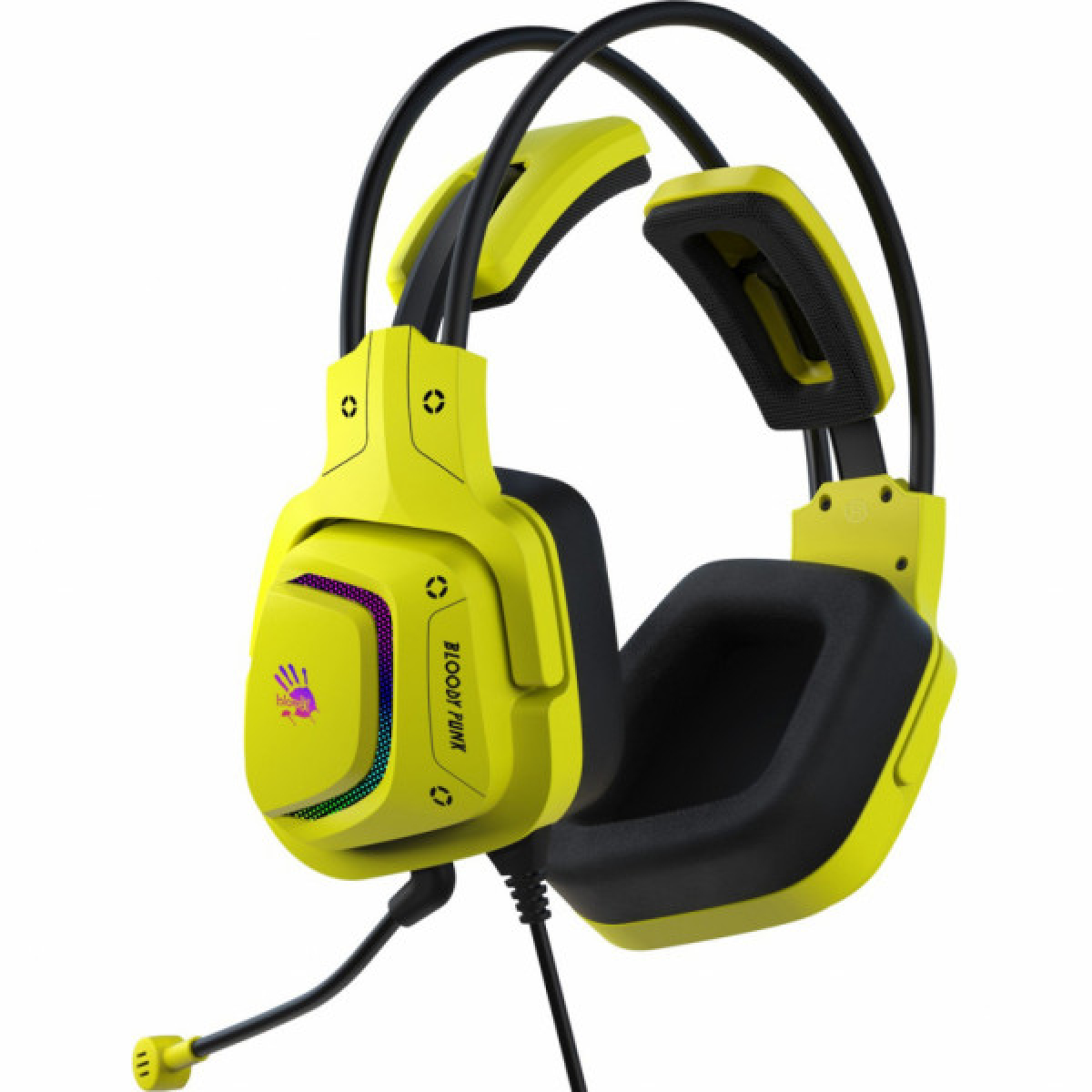 Наушники A4Tech Bloody G575 Punk Yellow - Фото 4