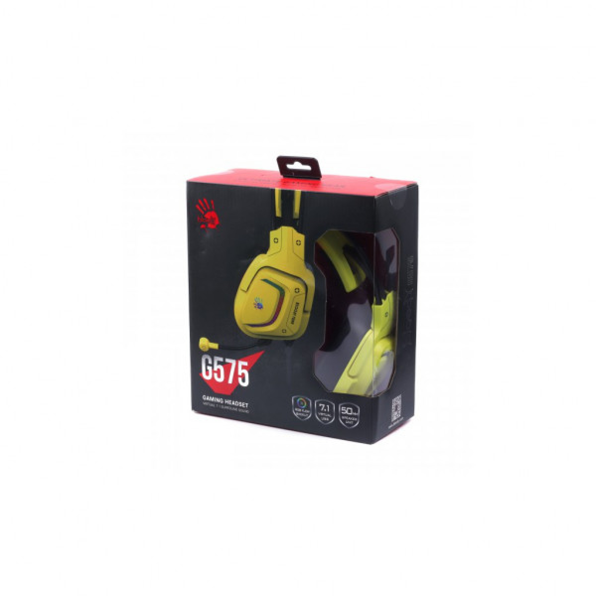 Наушники A4Tech Bloody G575 Punk Yellow - Фото 5
