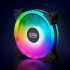 Кулер для корпуса PcCooler F3 T120 ARGB 3 in 1 Black - Фото 5