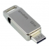 USB флеш накопичувач Goodram 32GB ODA3 Silver USB 3.0 / Type-C (ODA3-0320S0R11) - Фото 1