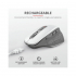 Мишка Trust Ozaa Rechargeable Wireless White (24035) - Фото 5