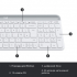 Комплект Logitech MK470 Slim Wireless UA Off-White (920-009205) - Фото 6