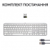 Клавіатура Logitech MX Keys S Wireless UA Pale Grey (920-011588) - Фото 9
