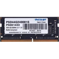 Новий модуль пам'яті SO-DIMM 4GB/2400 DDR4 (PSD44G240081S)