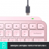 Клавіатура Logitech MX Keys Mini Wireless Illuminated UA Rose (920-010500) - Фото 8