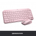Клавіатура Logitech MX Keys Mini Wireless Illuminated UA Rose (920-010500) - Фото 10