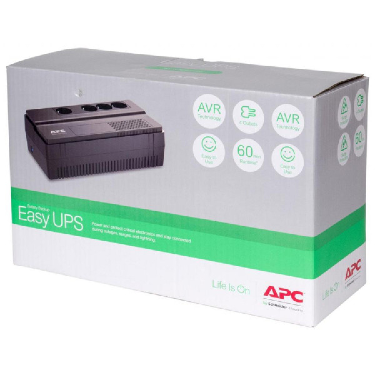 Пристрій безперебійного живлення APC BV500I-GR - Фото 3