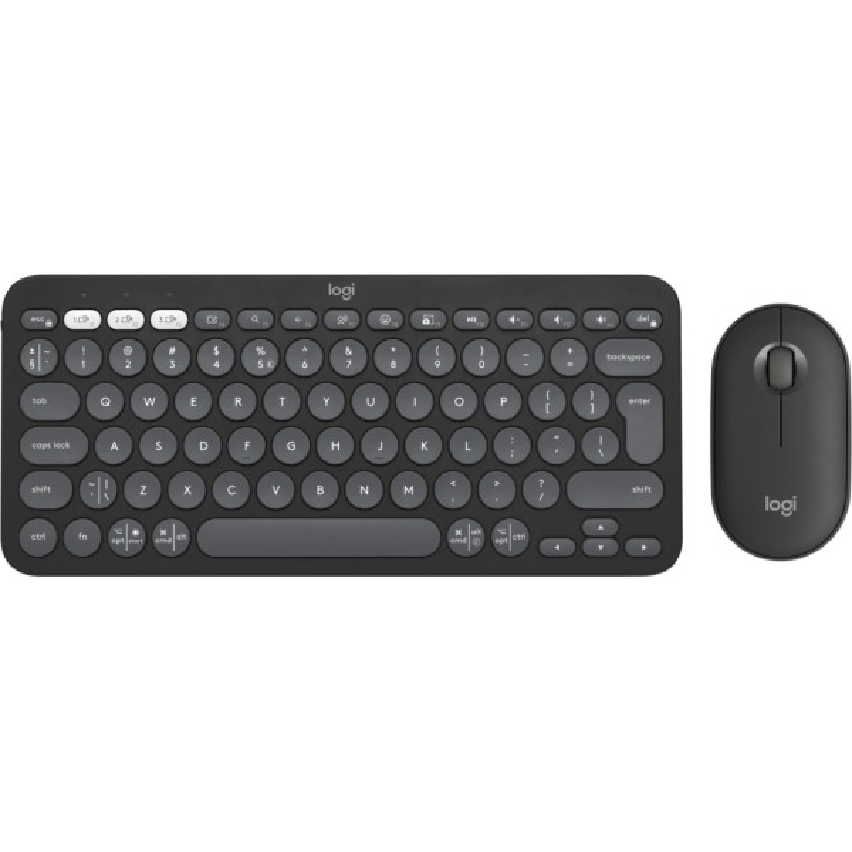 Комплект Logitech Pebble 2 Wireless UA Graphite (920-012239) - Фото 1