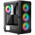 Корпус Logic concept PORTOS MESH+GLASS ARGB fans 4x120mm BLACK (AT-PORTOS-10-0000000-0002) - Фото 1