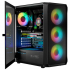 Корпус Logic concept PORTOS MESH+GLASS ARGB fans 4x120mm BLACK (AT-PORTOS-10-0000000-0002) - Фото 12