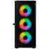 Корпус Logic concept PORTOS MESH+GLASS ARGB fans 4x120mm BLACK (AT-PORTOS-10-0000000-0002) - Фото 3