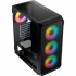 Корпус Logic concept PORTOS MESH+GLASS ARGB fans 4x120mm BLACK (AT-PORTOS-10-0000000-0002) - Фото 4
