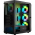 Корпус Logic concept PORTOS MESH+GLASS ARGB fans 4x120mm BLACK (AT-PORTOS-10-0000000-0002) - Фото 8
