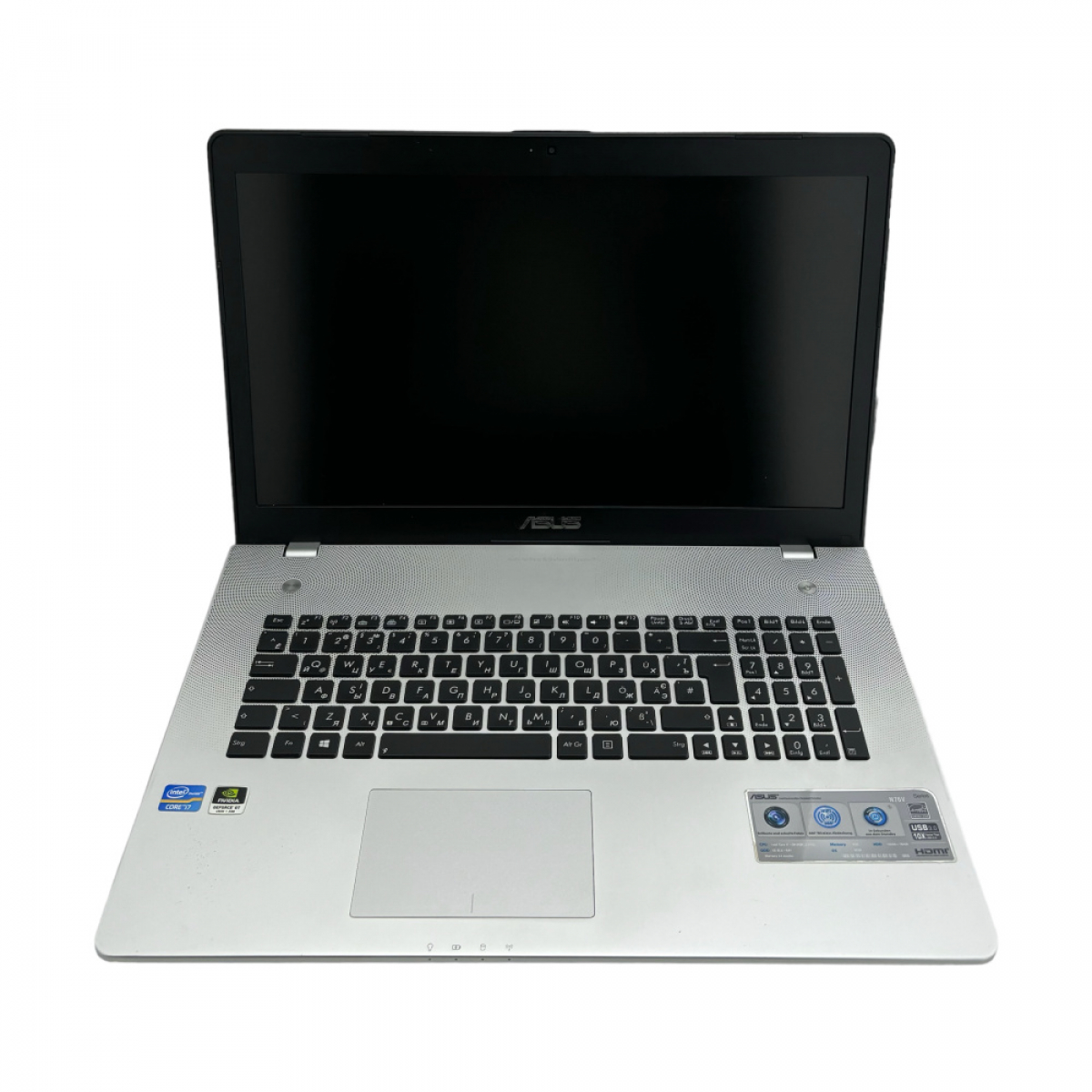 Ноутбук ASUS N76VZ i7-3610QM/8/240 SSD+320HDD/GT 650M 2Gb - Class A- - Фото 1