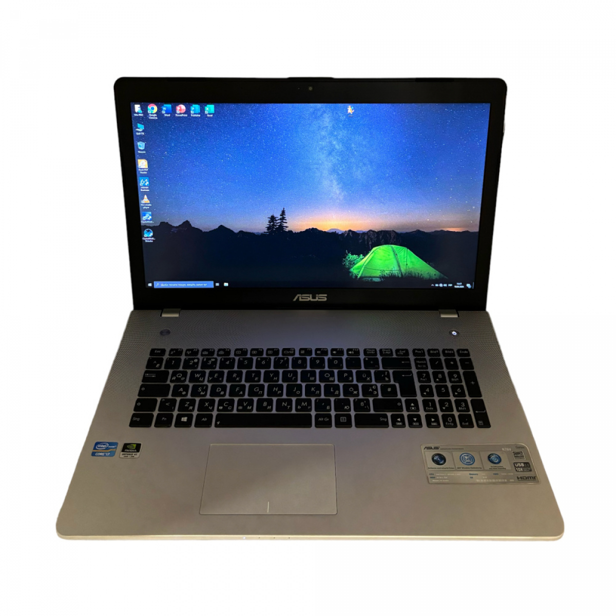 Ноутбук ASUS N76VZ i7-3610QM/8/240 SSD+320HDD/GT 650M 2Gb - Class A- - Фото 5