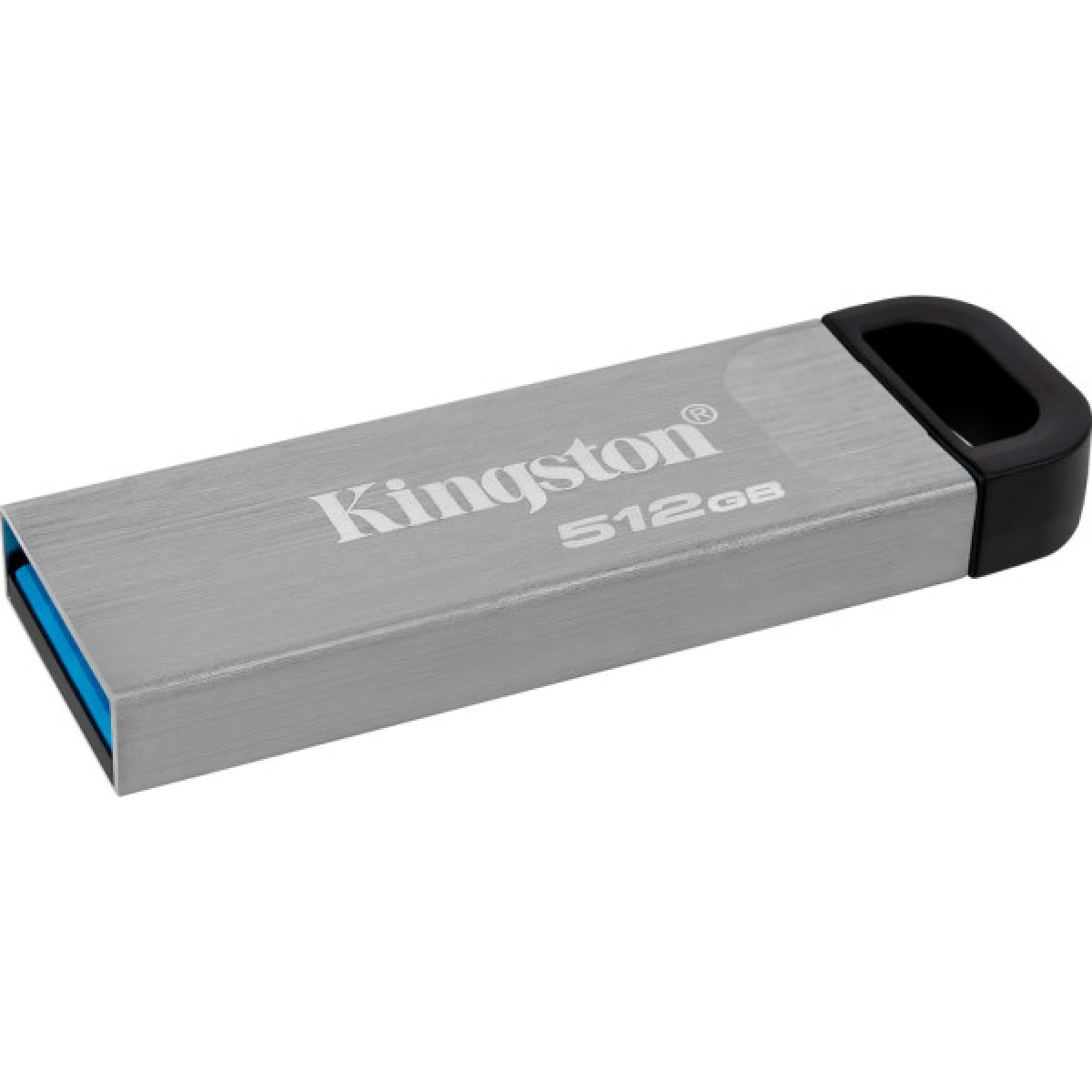 USB флеш накопичувач Kingston 512GB DataTraveler Kyson Silver/Black USB 3.2 (DTKN/512GB) - Фото 1