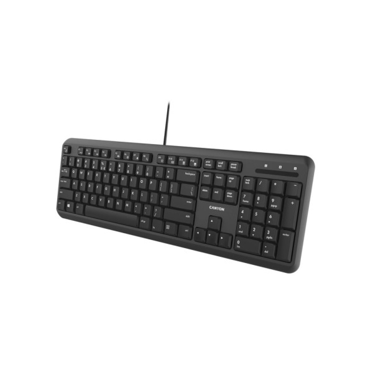 Клавіатура Canyon HKB-20 Velvet USB UA Black (CNS-HKB02) - Фото 3