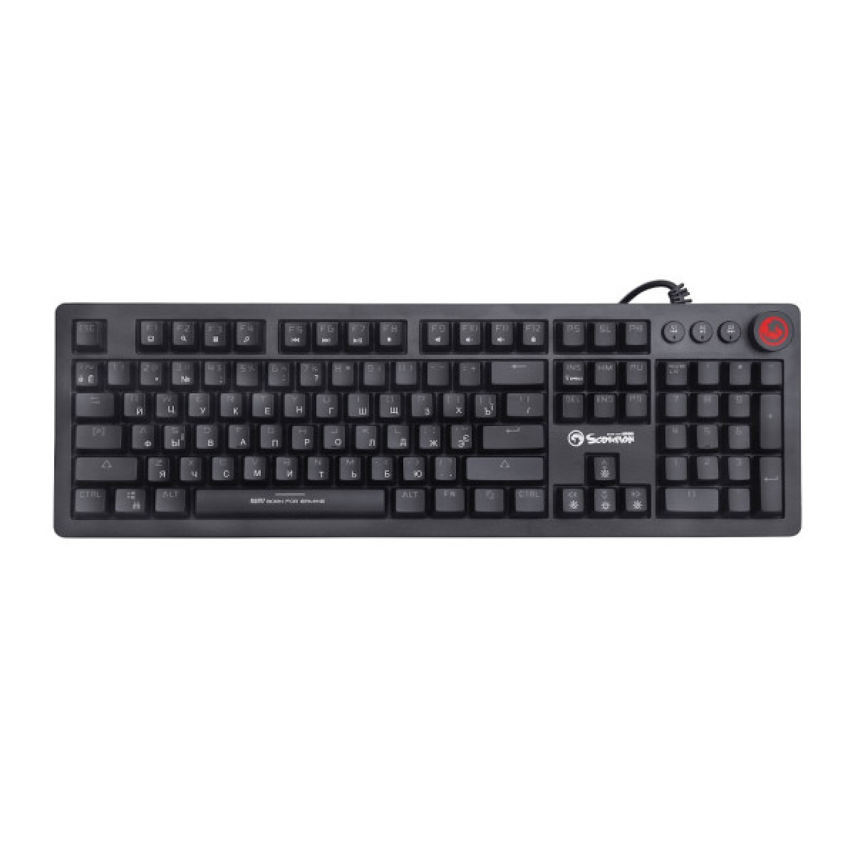 Клавіатура Marvo KG917 Multi-LED Mechanical Blue Switch - Фото 2