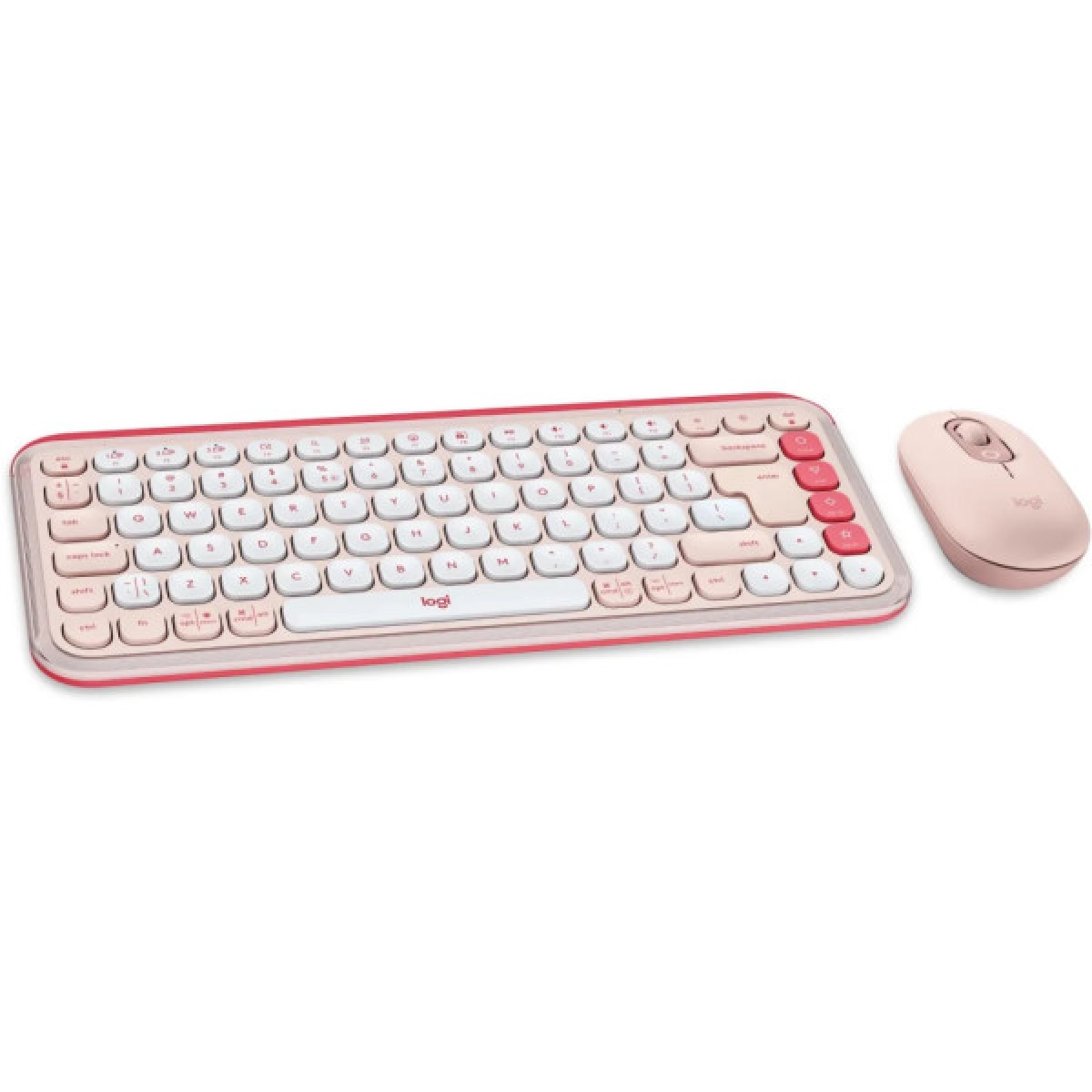 Комплект Logitech POP Icon Combo Bluetooth UA Rose (920-013142) - Фото 2