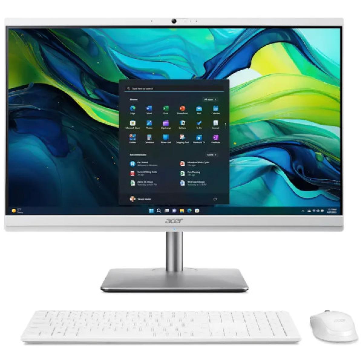 Комп'ютер Acer Aspire C24-195ES AiO / Intel U5-125U, 16, 512, WiFi, кл+м (DQ.BM4ME.002) - Фото 1