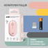 Мишка 2E MF300 Silent Wireless/Bluetooth Mallow Pink (2E-MF300WPN) - Фото 7