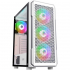 Корпус 2E Gaming Hexagon G338W, без БЖ, 2xUSB 3.0, 1xUSB Type-C, 1x120mm, 3x120mm ARGB, TG Side Panel, AT (2E-G338W) - Фото 1