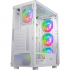 Корпус 2E Gaming Hexagon G338W, без БЖ, 2xUSB 3.0, 1xUSB Type-C, 1x120mm, 3x120mm ARGB, TG Side Panel, AT (2E-G338W) - Фото 6