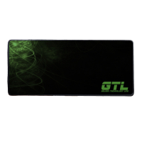 Килимок GTL Gaming XL, Black-Green, 600х300х3 мм
