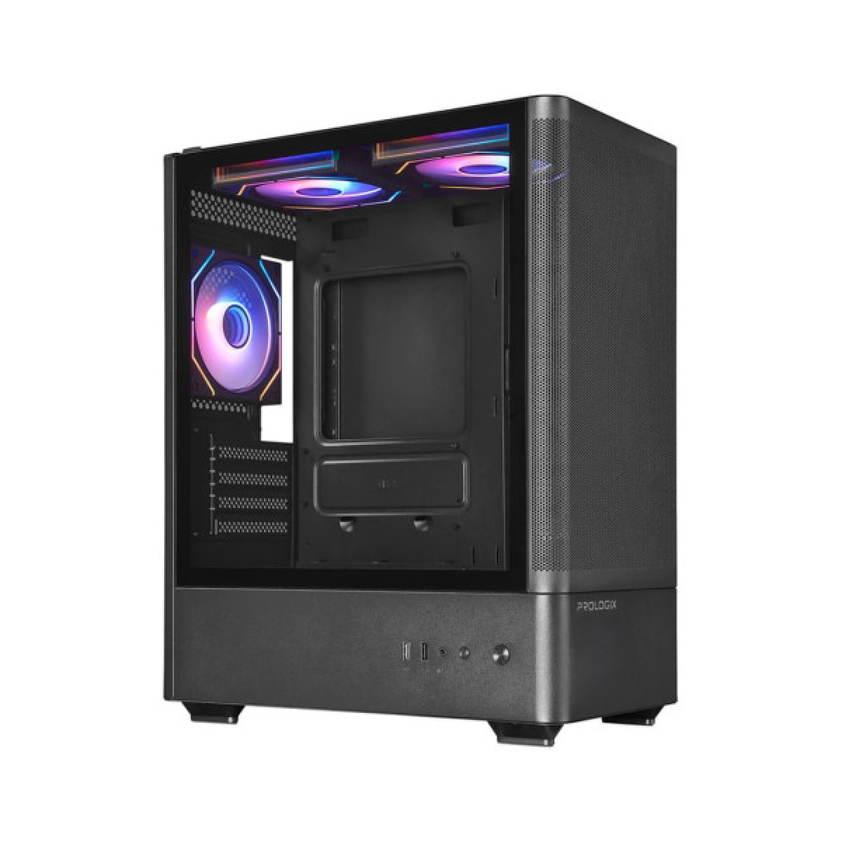 Корпус Prologix Lumi GM-01MAB Mesh Black - Фото 1