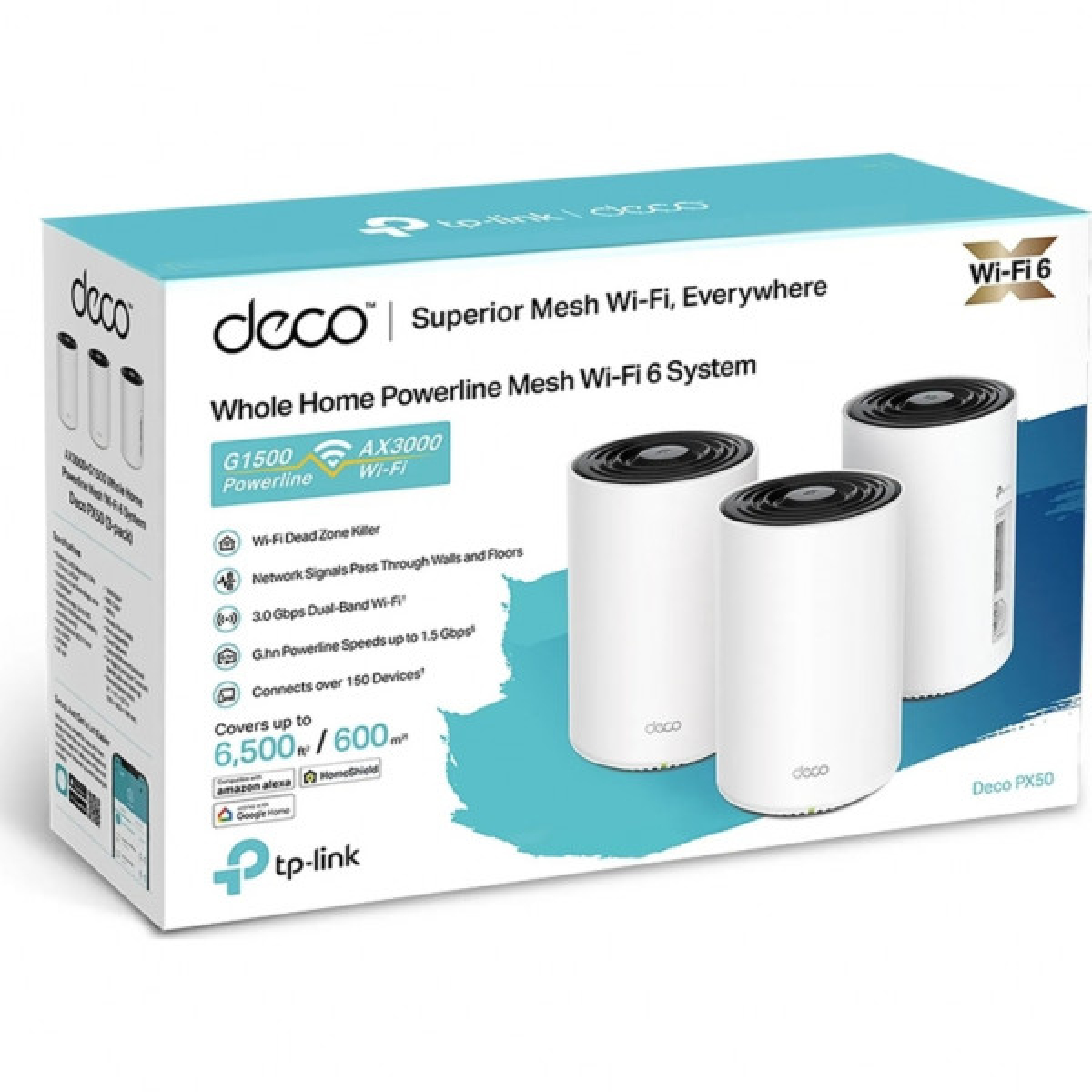 Маршрутизатор TP-Link DECO-PX50-3-PACK - Фото 3