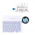 Клавіатура BeCover Bluetooth UA Purple (713409) - Фото 3