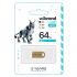 USB флеш накопитель Wibrand 64GB lynx Gold USB 2.0 (WI2.0/LY64M2G) - Фото 2