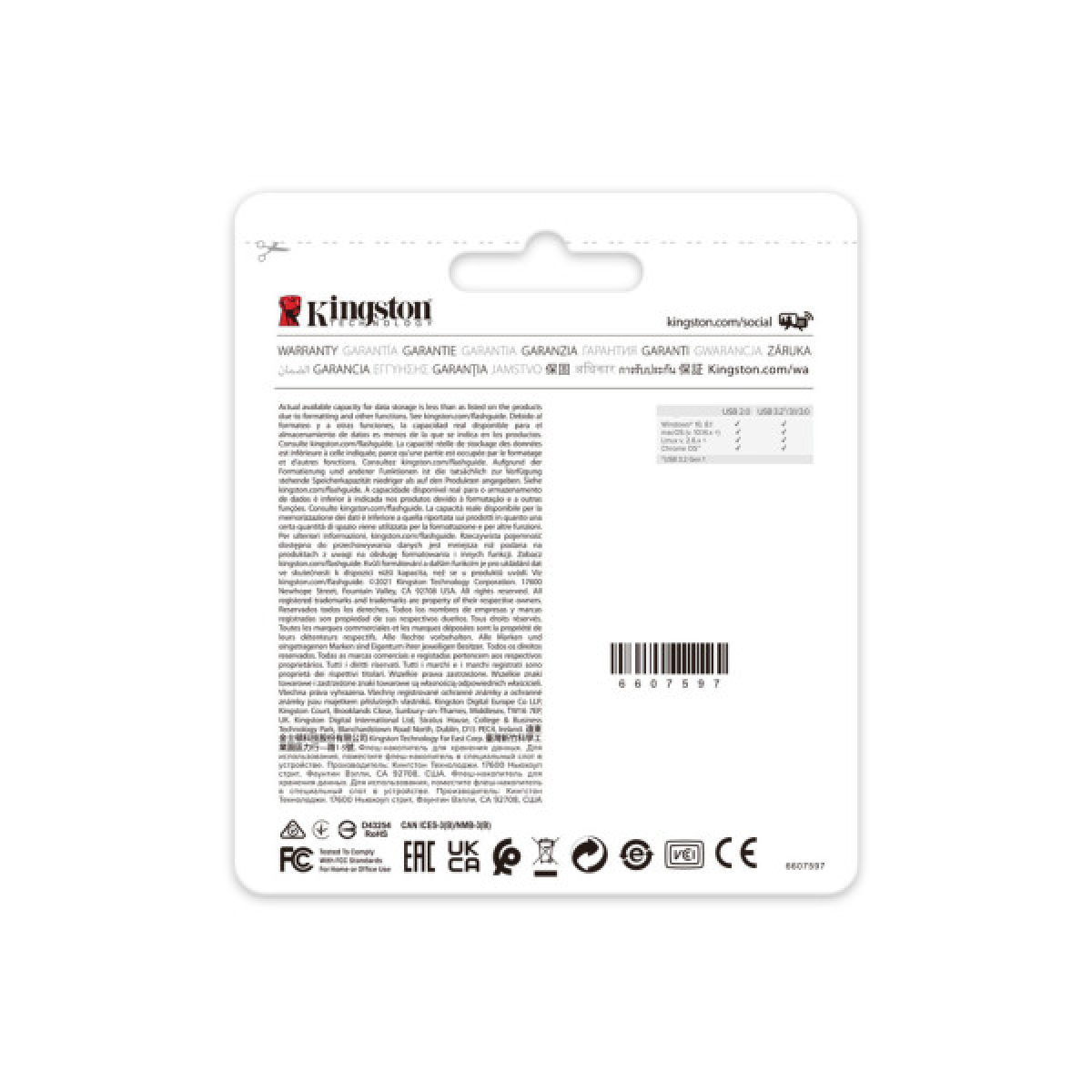 USB флеш накопичувач Kingston 2x64GB DataTraveler Exodia M Black/Blue USB 3.2 (DTXM/64GB-2P) - Фото 7