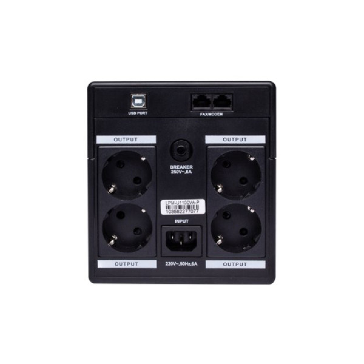 Пристрій безперебійного живлення LogicPower LPM-U1100VA-P (10358) - Фото 3